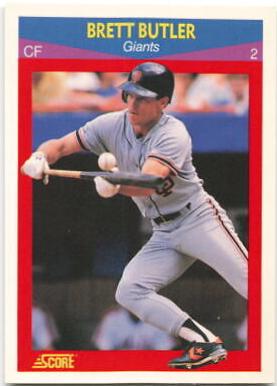 Brett Butler #47 Baseball Cards 1990 Score Superstars
