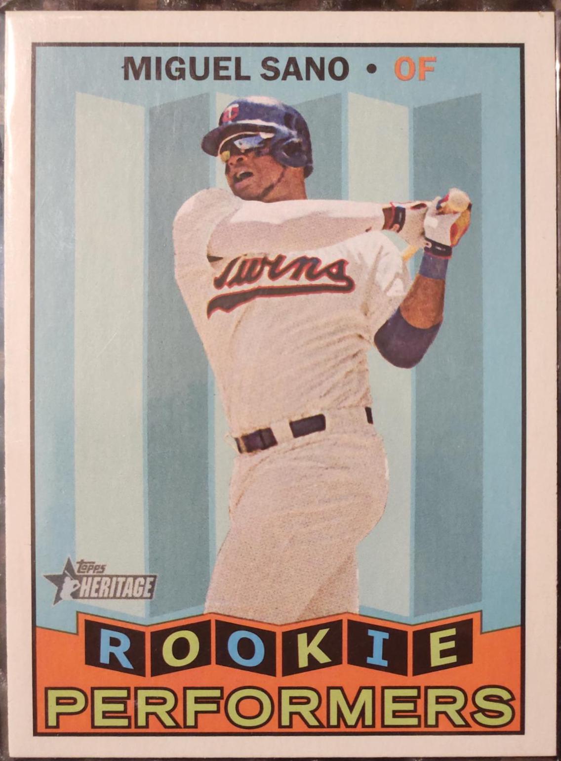 Miguel Sano #RP-MS Baseball Cards 2016 Topps Heritage Rookie Performers