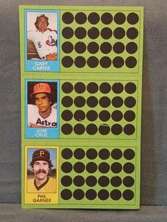 Gary Carter, Jose Cruz, Phil Garner