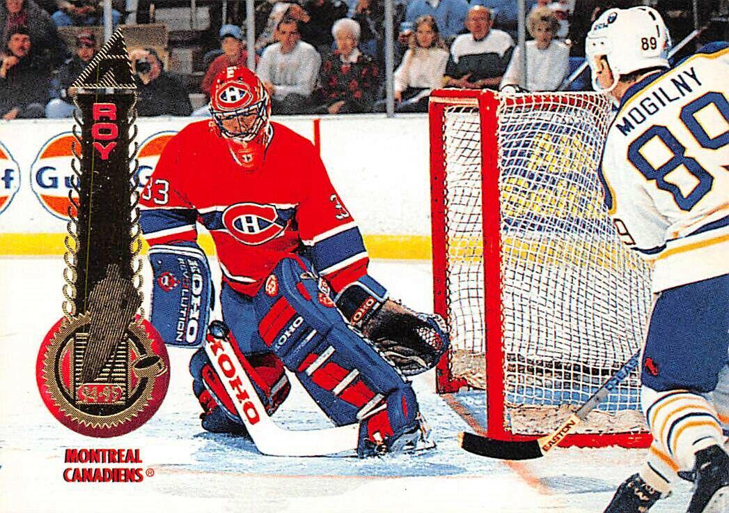 Patrick Roy #30 Hockey Cards 1994 Pinnacle
