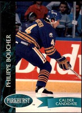 Philippe Boucher #16 Hockey Cards 1992 Parkhurst