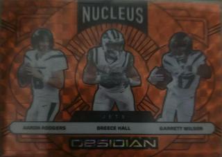 Aaron Rodgers / Breece Hall / Garrett Wilson