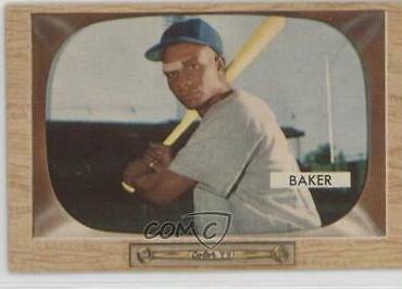 Gene Baker #7 Baseball Cards 1955 Bowman