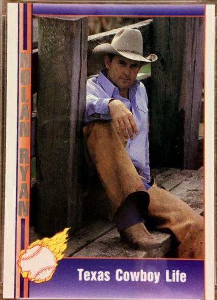 Texas Cowboy Life #106 Baseball Cards 1991 Pacific Nolan Ryan