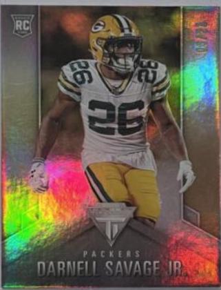 Darnell Savage Jr. #TR37 2019 Panini Chronicles Titanium Rookie Number Football