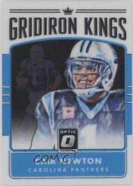 Cam Newton #4 Football Cards 2016 Panini Donruss Optic Gridiron Kings
