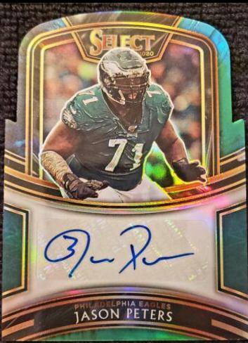 Jason Peters [Green Prizm Die-Cut]