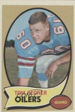 Tom Regner #181 Football Cards 1970 Topps