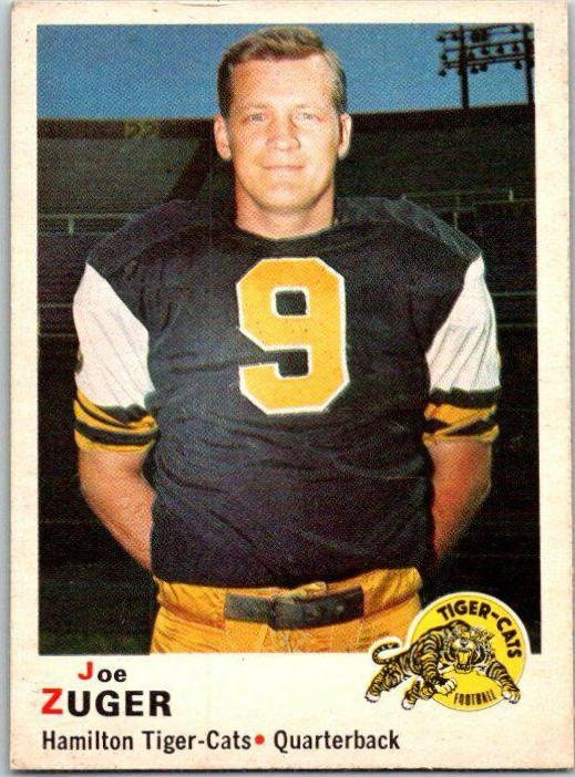 Joe Zuger #15 Football Cards 1970 O Pee Chee CFL