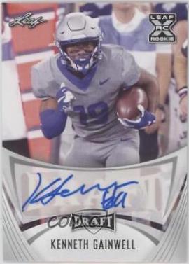 Kenneth Gainwell #BA-KG1 Football Cards 2021 Leaf Draft Autograph
