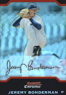 Jeremy Bonderman #9 Baseball Cards 2004 Bowman Chrome