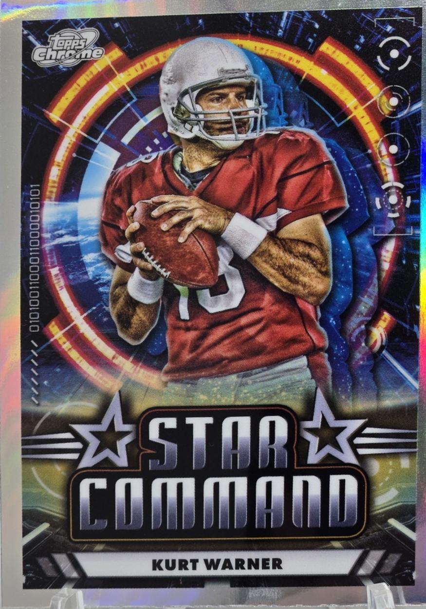 Kurt Warner #SC-1 Football Cards 2024 Topps Cosmic Chrome Star Command