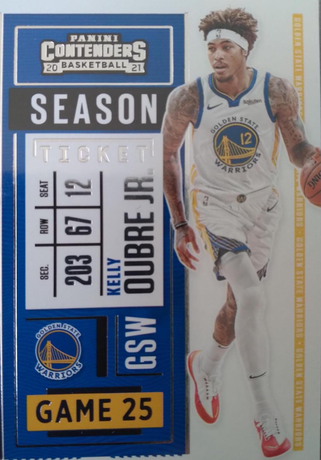 Kelly Oubre Jr Basketball Cards 2020 Panini Contenders