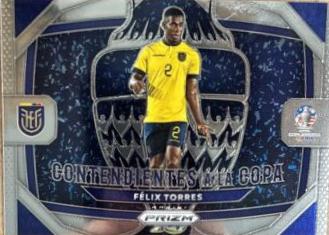 Felix Torres #8 Soccer Cards 2024 Panini Prizm Copa America Contendientes a la Copa