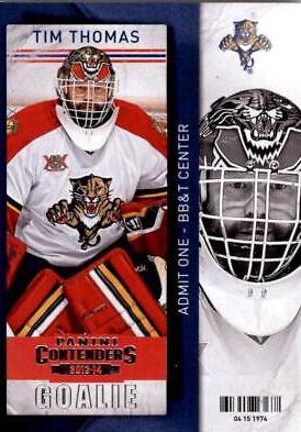 Tim Thomas #92 Hockey Cards 2013 Panini Contenders