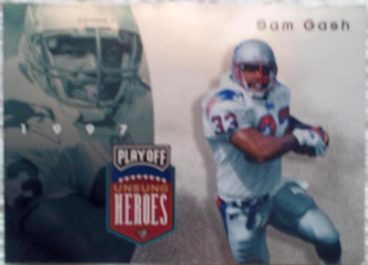 Sam Gash [unsung heros] #18 Football Cards 1997 Playoff Absolute Unsung Heroes