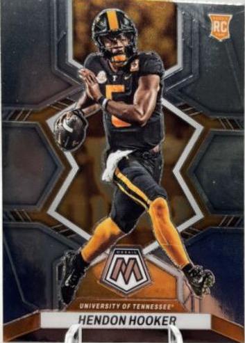 Hendon Hooker #5 Football Cards 2023 Panini Mosaic Draft Picks