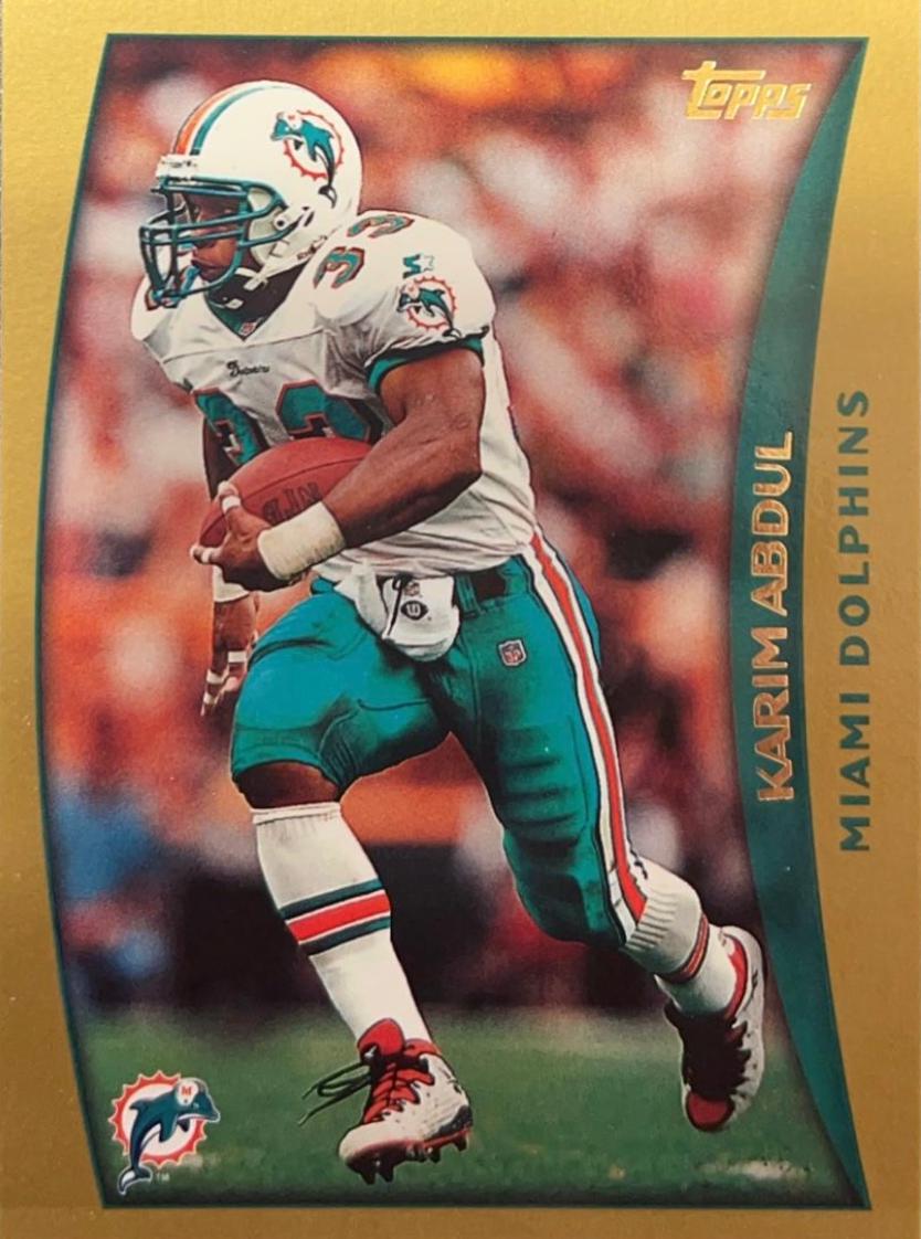 Karim Abdul-Jabbar #218 Football Cards 1998 Topps