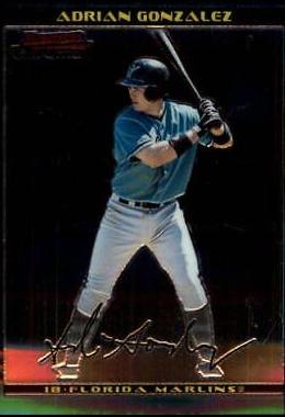 Adrian Gonzalez #273 Baseball Cards 2002 Bowman Chrome