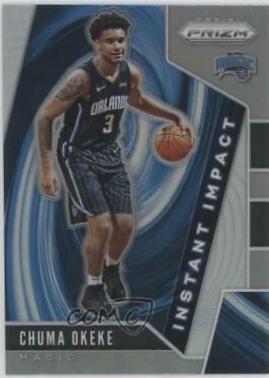 Chuma Okeke Silver Prizm #3 Basketball Cards 2019 Panini Prizm Instant Impact