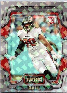 Logan Hall #195 Football Cards 2022 Panini Playbook