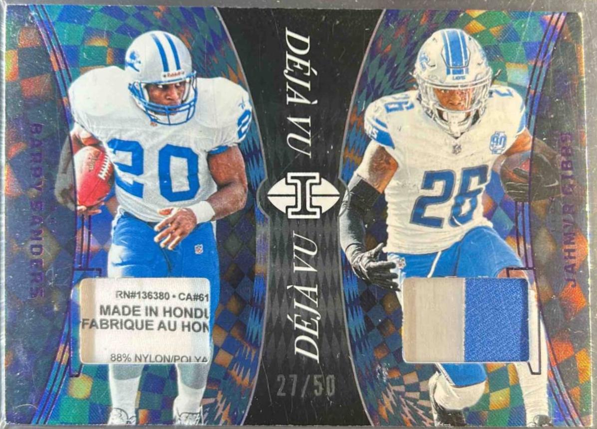 Barry Sanders / Jahmyr Gibbs [Purple] #20