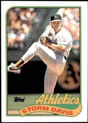 Storm Davis #701 Baseball Cards 1989 Topps