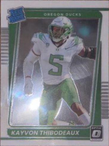 Kayvon Thibodeaux #2 Football Cards 2022 Panini Chronicles Draft Picks Donruss Optic Rated Rookie