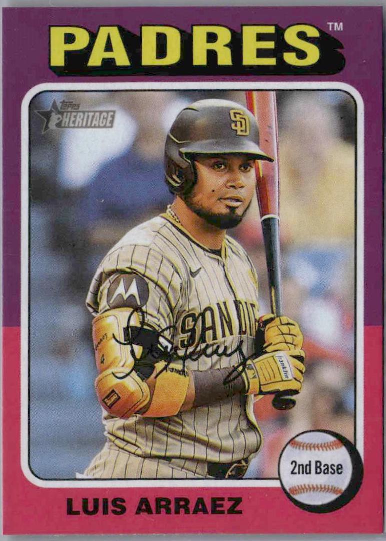 Luis Arraez #672 Baseball Cards 2024 Topps Heritage