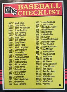 Baseball Checklist 79-130