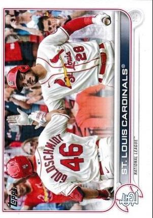 St. Louis Cardinals #247 Baseball Cards 2022 Topps