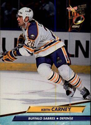 Keith Carney #13 Hockey Cards 1992 Ultra