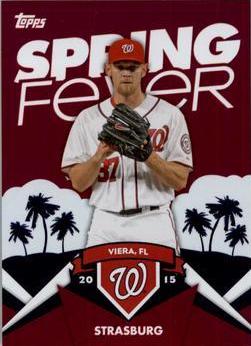 Stephen Strasburg #SF-35 Baseball Cards 2015 Topps Spring Fever