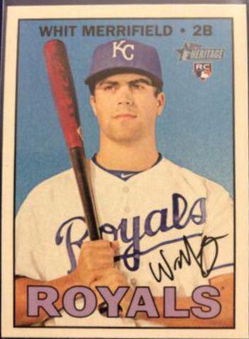Whit Merrifield #683 Baseball Cards 2016 Topps Heritage