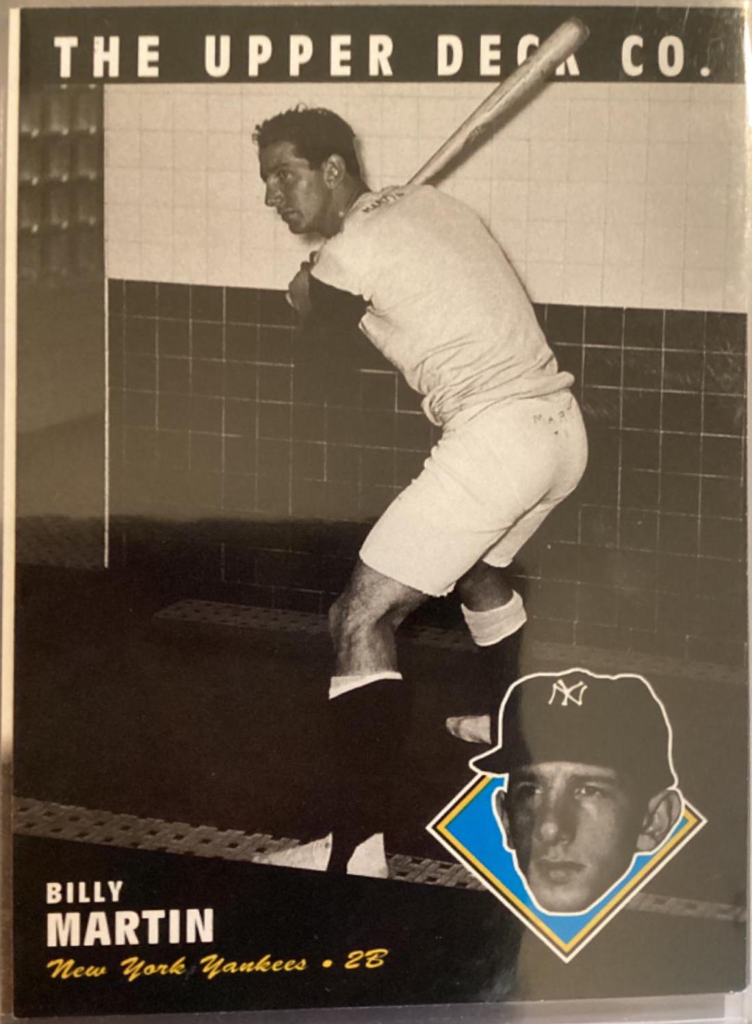 Billy Martin #99 1994 Upper Deck All-Time Heroes Baseball