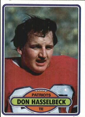 Don Hasselbeck #311 Football Cards 1980 Topps