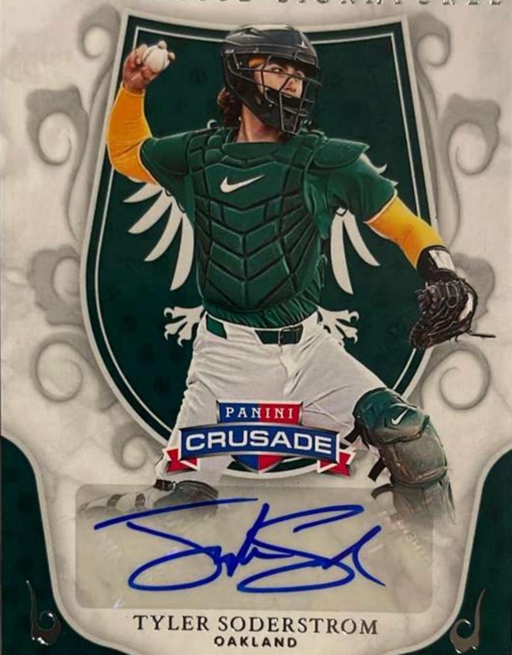 Tyler Soderstrom #AS-TSS Baseball Cards 2024 Panini Crusade Apprentice Signatures