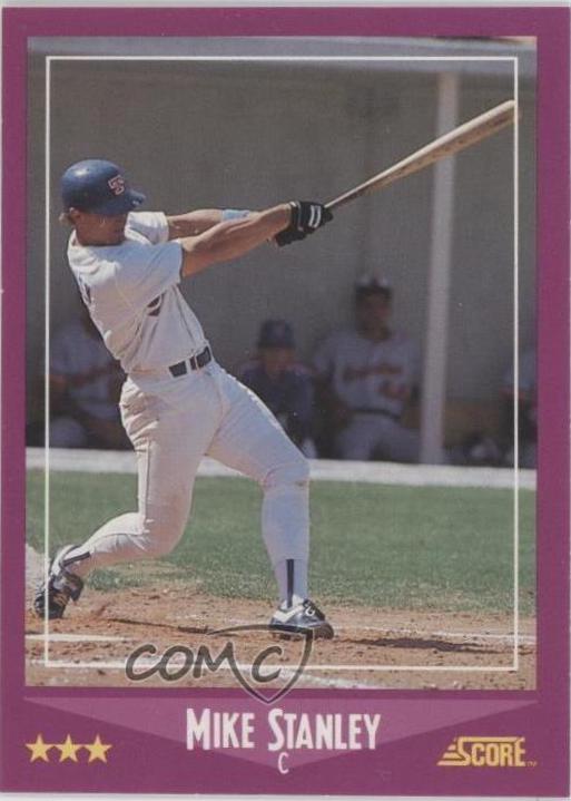 Mike Stanley #47 Baseball Cards 1988 Score Glossy