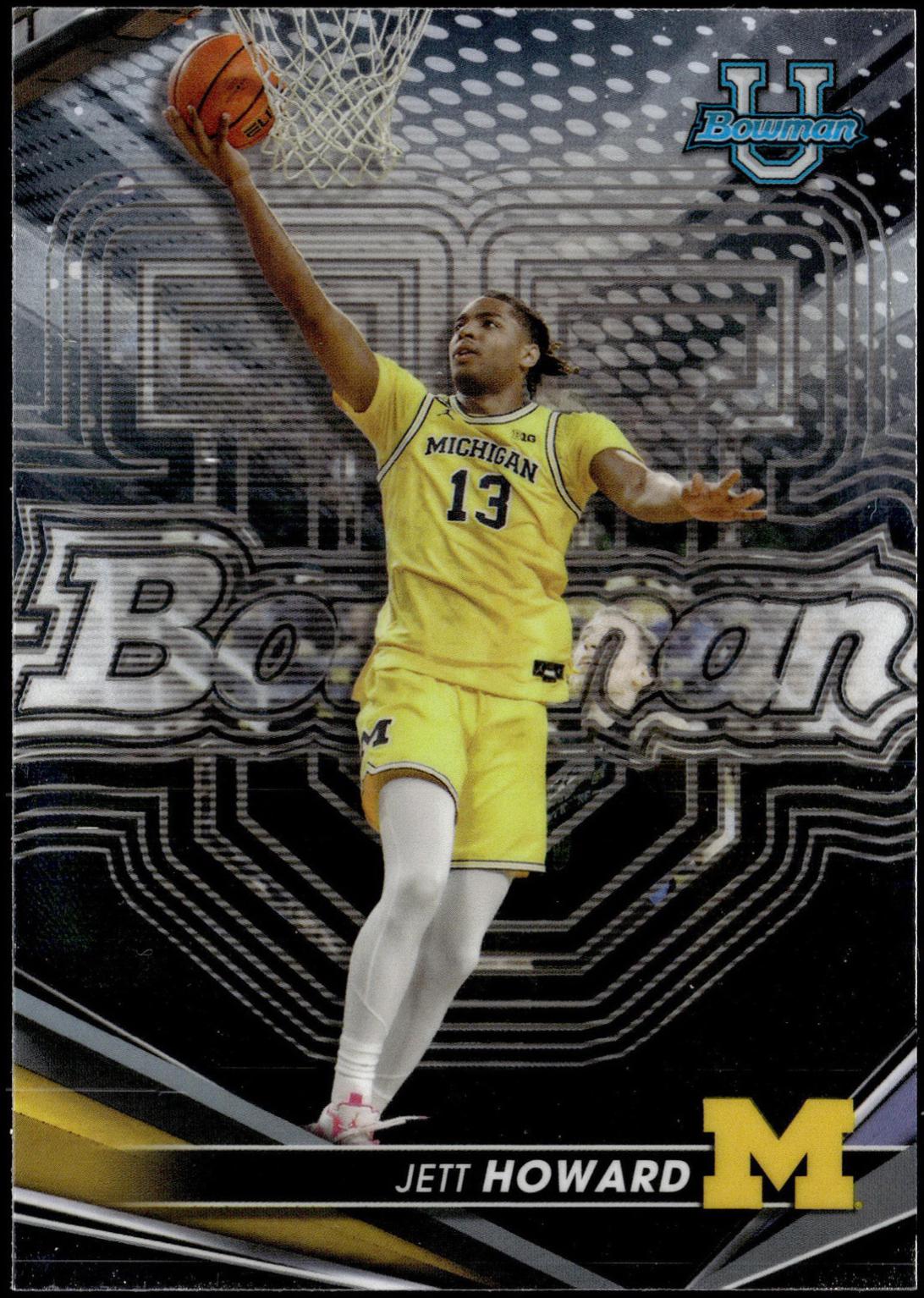 Jett Howard #3 Basketball Cards 2022 Bowman University Best