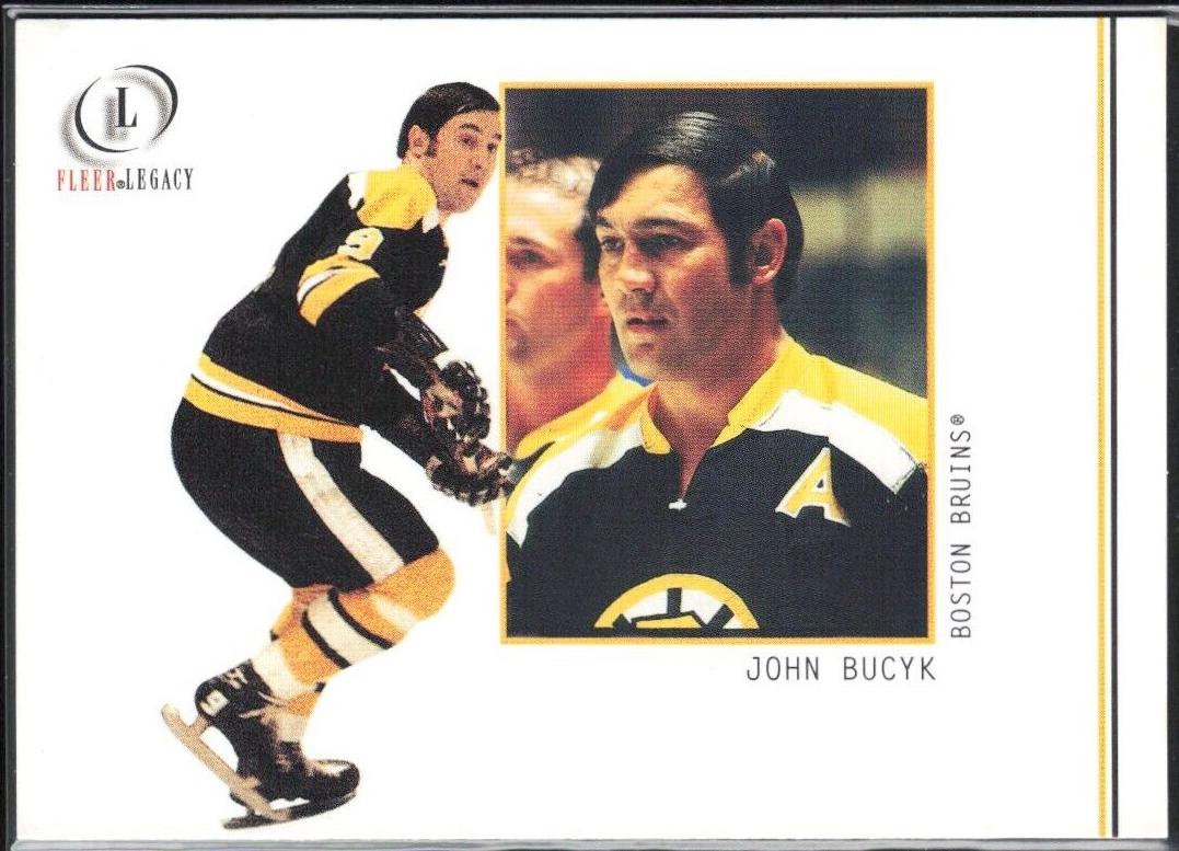 Johnny Bucyk #22 Hockey Cards 2001 Fleer Legacy