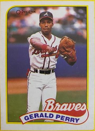 Gerald Perry #130 Baseball Cards 1989 O Pee Chee