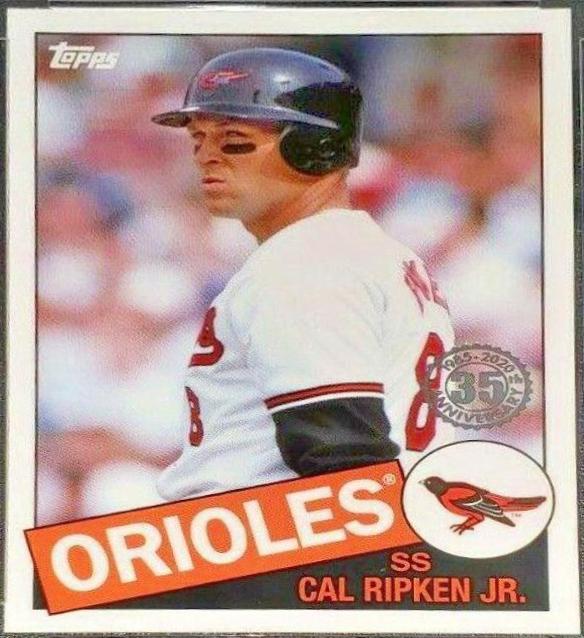 Cal Ripken Jr. #85-13 Baseball Cards 2020 Topps 1985 35th Anniversary