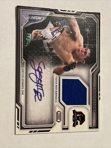 Erik Perez #FAR-EP Ufc Cards 2014 Topps UFC Champions Autograph Relics