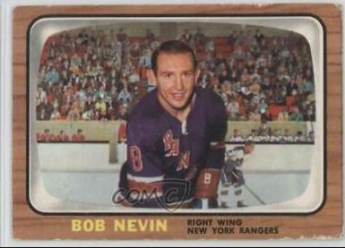 Bob Nevin #27 Hockey Cards 1966 Topps