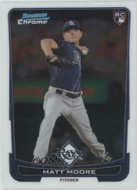 Matt Moore #20 Baseball Cards 2012 Bowman Chrome Draft