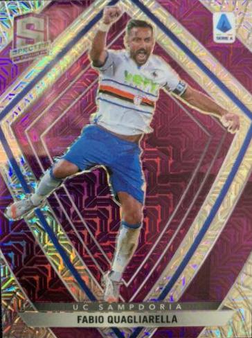 Fabio Quagliarella #3 Soccer Cards 2020 Panini Chronicles Spectra Serie A