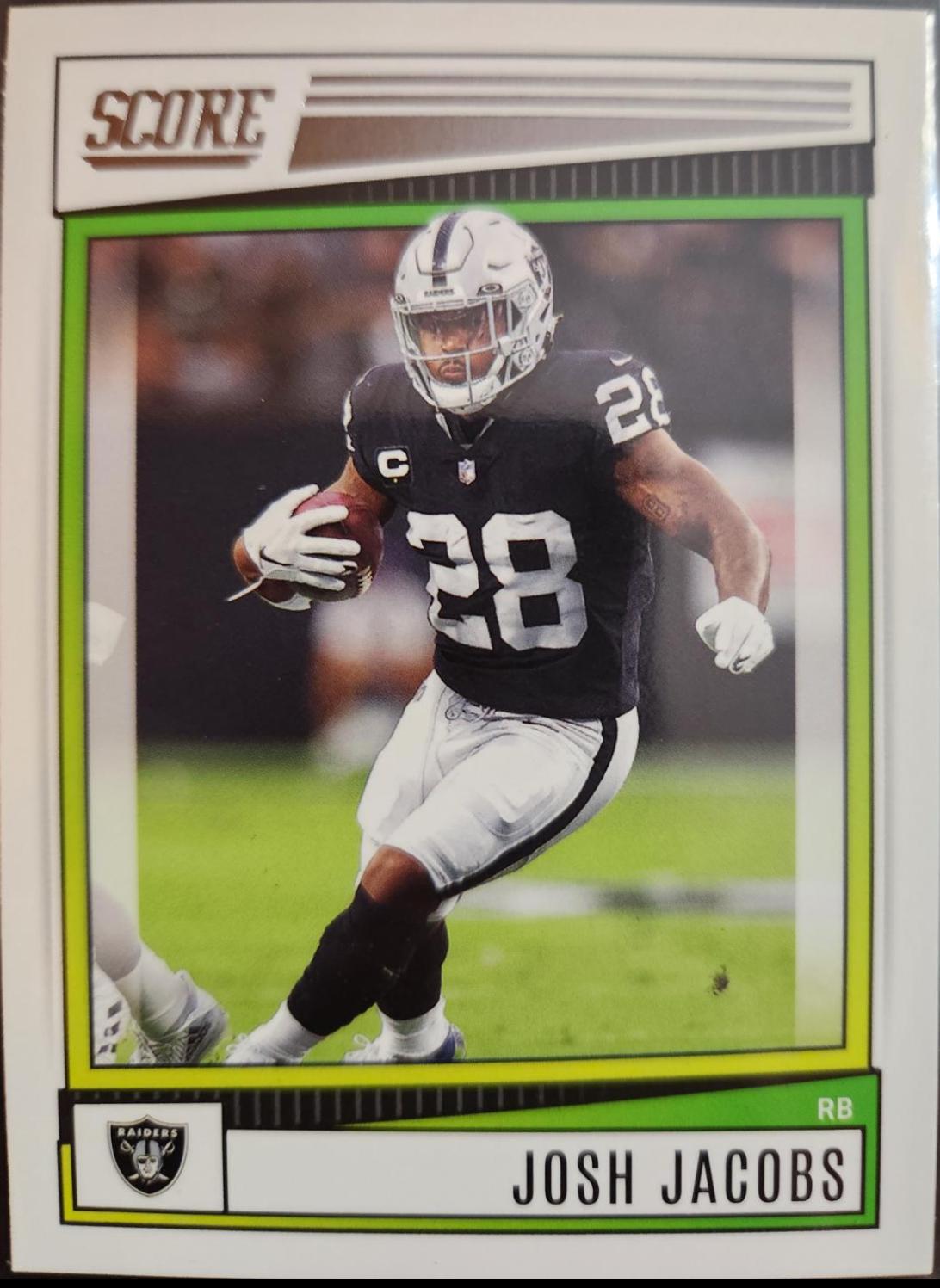Josh Jacobs #126 Football Cards 2022 Panini Score
