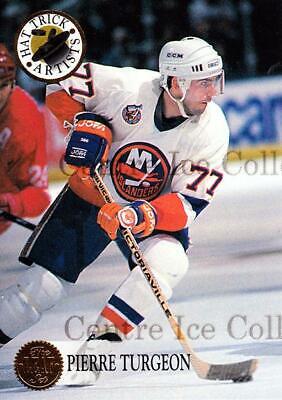 Pierre Turgeon #5 Hockey Cards 1993 Leaf Hat Trick Artists