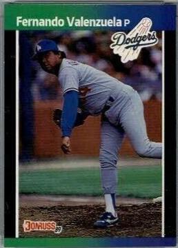 Fernando Valenzuela #250 Baseball Cards 1989 Donruss