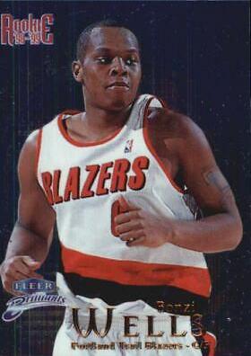 Bonzi Wells #111 Basketball Cards 1998 Fleer Brilliants